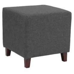 Flash Furniture Ascalon Taut Upholstered Cube Ottoman Pouf