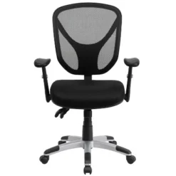 Flash Furniture Mid-Back Black Mesh Multifunction Swivel Ergonomic Task Office Chair With Adjustable Arms 16 Flash Furniture Mid-Back Black Mesh Multifunction Swivel Ergonomic Task Office Chair With Adjustable Arms -Flash Furniture Shop GUEST 7d6675d8 5324 4999 84ad 6bc07585053c