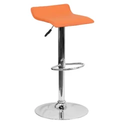 Flash Furniture Contemporary Vinyl Adjustable Height Barstool With Solid Wave Seat And Chrome Base -Flash Furniture Shop GUEST 7e1fd831 cb6a 42c4 9a61 875956620a3f