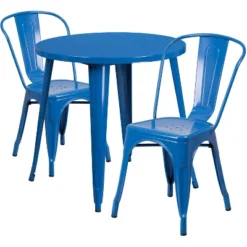 Flash Furniture Commercial Grade 30" Round Metal Indoor-Outdoor Table Set With 2 Cafe Chairs 15 Flash Furniture Commercial Grade 30" Round Metal Indoor-Outdoor Table Set With 2 Cafe Chairs -Flash Furniture Shop GUEST 7e7924e7 3999 437e 8424 3e5d2e7fa533