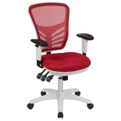 Flash Furniture Mid-Back Mesh Multifunction Executive Swivel Ergonomic Office Chair With Adjustable Arms -Flash Furniture Shop GUEST 7f03684e d436 4f31 b393 56d1fb70ef91