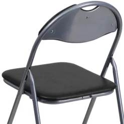 Flash Furniture 4 Pack HERCULES Series Black Vinyl Metal Folding Chair With Carrying Handle -Flash Furniture Shop GUEST 7f64e39e 3fd3 4823 a8e4 0531fa048e89