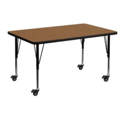 Flash Furniture Mobile 30''W X 48''L Rectangular Thermal Laminate Activity Table - Height Adjustable Short Legs 5 Flash Furniture Mobile 30''W X 48''L Rectangular Thermal Laminate Activity Table - Height Adjustable Short Legs -Flash Furniture Shop GUEST 80c29339 9053 447c b285 1c1e04dcd0f4