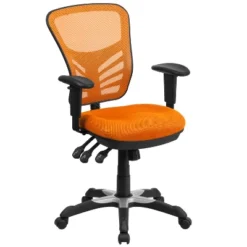 Flash Furniture Mid-Back Mesh Multifunction Executive Swivel Ergonomic Office Chair With Adjustable Arms -Flash Furniture Shop GUEST 80d3bfd3 d440 43b0 ae29 f8b0962595b9