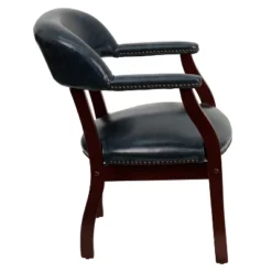 Flash Furniture Navy Vinyl Luxurious Conference Chair With Accent Nail Trim -Flash Furniture Shop GUEST 81365180 287f 4ae1 9a28 7fe75143e834