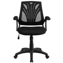 Flash Furniture Mid-Back Designer Black Mesh Swivel Task Office Chair With Open Arms 16 Flash Furniture Mid-Back Designer Black Mesh Swivel Task Office Chair With Open Arms -Flash Furniture Shop GUEST 8150798e c3e3 414b 9d7b 5abc5826c7b5