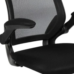 Flash Furniture Black Mesh Sled Base Side Reception Chair With Flip-Up Arms 16 Flash Furniture Black Mesh Sled Base Side Reception Chair With Flip-Up Arms -Flash Furniture Shop GUEST 819200c0 a29a 49ea babf ce24c0840f02