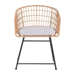 Flash Furniture Devon 3-Piece Patio Bistro Set, Indoor/Outdoor Rattan Rope Chairs, Acacia Wood Top Table & Seat Cushions -Flash Furniture Shop GUEST 820da761 921f 4a02 bff7 20ce64f59846