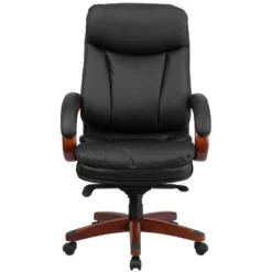 Flash Furniture High Back Black LeatherSoft Executive Ergonomic Office Chair With Synchro-Tilt Mechanism, Mahogany Wood Base And Arms 16 Flash Furniture High Back Black LeatherSoft Executive Ergonomic Office Chair With Synchro-Tilt Mechanism, Mahogany Wood Base And Arms -Flash Furniture Shop GUEST 825113cf 81eb 4171 8db0 831b5a08d343