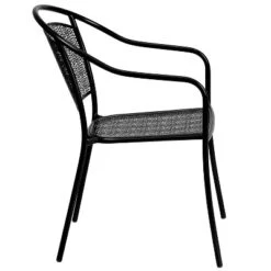 Flash Furniture Commercial Grade Indoor-Outdoor Steel Patio Arm Chair With Round Back -Flash Furniture Shop GUEST 83402101 1d46 4729 9978 b62c642709aa