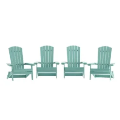 Flash Furniture Set Of 4 Charlestown All-Weather Poly Resin Folding Adirondack Chair -Flash Furniture Shop GUEST 84082dac 3654 4669 b3f7 76387316cbc9
