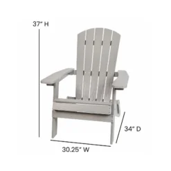 Flash Furniture Set Of 4 Charlestown All-Weather Poly Resin Folding Adirondack Chair -Flash Furniture Shop GUEST 84ffd51f 8094 40dc 9612 2db1e57dc3b6