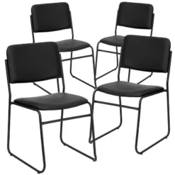 Flash Furniture 4 Pack HERCULES Series 500 Lb. Capacity High Density Stacking Chair With Sled Base -Flash Furniture Shop GUEST 856f7089 a689 43b8 b4fb b9a946623d50