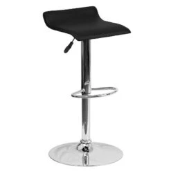 Flash Furniture Contemporary Vinyl Adjustable Height Barstool With Solid Wave Seat And Chrome Base -Flash Furniture Shop GUEST 858f820f 65ef 462e b13e 6adcdd0d2294