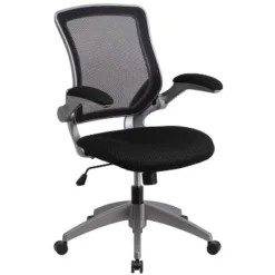 Flash Furniture Mid-Back Mesh Swivel Ergonomic Task Office Chair With Gray Frame And Flip-Up Arms 21 Flash Furniture Mid-Back Mesh Swivel Ergonomic Task Office Chair With Gray Frame And Flip-Up Arms -Flash Furniture Shop GUEST 863ea684 5991 49e1 9f67 55758fdf0390