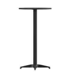 Flash Furniture 23.25" Round Aluminum Indoor-Outdoor Bar Height Table With Flip-Up Table -Flash Furniture Shop GUEST 875915d1 6cf6 4046 b8cd a46889c5d70c