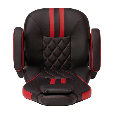 Flash Furniture Ergonomic Office Computer Chair - Adjustable Black And Red Designer Gaming Chair - 360° Swivel - Red Dual Wheel Casters 13 Flash Furniture Ergonomic Office Computer Chair - Adjustable Black And Red Designer Gaming Chair - 360° Swivel - Red Dual Wheel Casters - Image 13