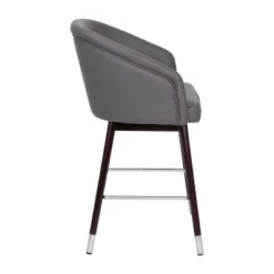 Flash Furniture Margo Commercial Grade Mid-Back Modern Barstool With Beechwood Legs And Curved Back - Set Of 2 -Flash Furniture Shop GUEST 883a7906 cdfb 425c b45d 6224852e7c51