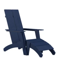 Flash Furniture Sawyer Modern All-Weather Poly Resin Wood Adirondack Chair With Foot Rest -Flash Furniture Shop GUEST 888e8cba 4e97 4c74 95cb cb7189573e4d