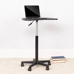 Adjustable Mobile Laptop Computer Desk With Black Top - Flash Furniture -Flash Furniture Shop GUEST 89ab5368 3a0d 4f56 bae6 4f6d4f28f306
