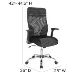 Flash Furniture Milford High Back Ergonomic Office Chair With Contemporary Mesh Design In Black And White -Flash Furniture Shop GUEST 8ad65f9c 6ff5 49c8 a985 cc256b1f7eaa