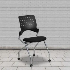 Flash Furniture Galaxy Mobile Nesting Chair With Black Fabric Seat