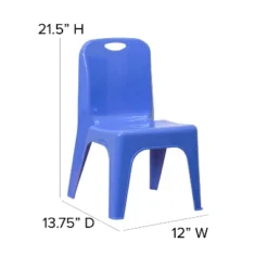 Flash Furniture 2 Pack Blue Plastic Stackable School Chair With Carrying Handle And 11" Seat Height 11 Flash Furniture 2 Pack Blue Plastic Stackable School Chair With Carrying Handle And 11" Seat Height -Flash Furniture Shop GUEST 8c525863 317e 4838 87e9 8c5851710ae2