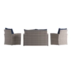 Flash Furniture Aransas Series 4 Piece Patio Set With Back Pillows And Seat Cushions -Flash Furniture Shop GUEST 8dcbdbf7 acb4 488c ae1f 86e8e152919f