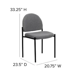 Flash Furniture Comfort Gray Fabric Stackable Steel Side Reception Chair -Flash Furniture Shop GUEST 8f4734e2 6f5e 4c8a b356 260ac6399846