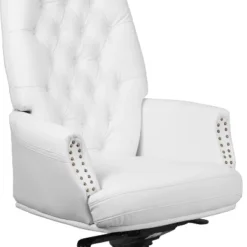 Flash Furniture High Back Traditional Tufted White LeatherSoft Multifunction Executive Swivel Ergonomic Office Chair With Arms -Flash Furniture Shop GUEST 8f49f362 b28c 4358 87e2 b24319964d4c