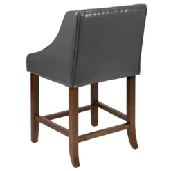 Flash Furniture Carmel Series 24" High Transitional Wood Counter Height Stool With Accent Nail Trim, Set Of 2 -Flash Furniture Shop GUEST 9056d0ed a9f8 404f a137 d66e62af0ed1
