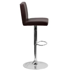 Flash Furniture Contemporary Vinyl Adjustable Height Barstool With Panel Back And Chrome Base -Flash Furniture Shop GUEST 910fdd06 3acf 4120 a891 ae7c330ce877