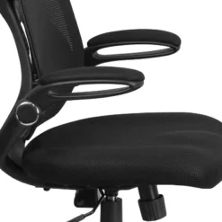 Flash Furniture High Back Black Mesh Executive Swivel Ergonomic Office Chair With Adjustable Lumbar, 2-Paddle Control And Flip-Up Arms -Flash Furniture Shop GUEST 92d2cf7e f77c 4e31 b074 4c1c1104943f