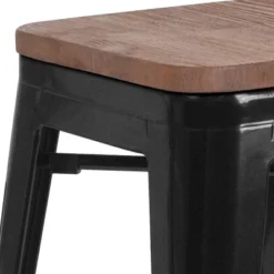 Flash Furniture 30" High Backless Metal Barstool With Square Wood Seat -Flash Furniture Shop GUEST 931bb463 e54e 40a0 8207 5c12ba781eb5