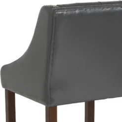 Flash Furniture Carmel Series 24" High Transitional Tufted Walnut Counter Height Stool With Accent Nail Trim -Flash Furniture Shop GUEST 94cd0cf7 7eda 407d b06d 78595531832a