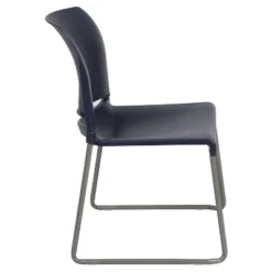 Flash Furniture HERCULES Series 880 Lb. Capacity Navy Full Back Contoured Stack Chair With Gray Powder Coated Sled Base -Flash Furniture Shop GUEST 95faea98 e257 4230 925d 188ff6afa205
