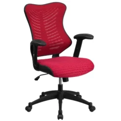 Flash Furniture High Back Designer Mesh Executive Swivel Ergonomic Office Chair With Adjustable Arms -Flash Furniture Shop GUEST 9670f7cb 9dab 4820 8ecb b766b7bdc684