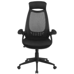 Flash Furniture Ivan High Back Black Mesh Executive Swivel Office Chair With Flip-Up Arms -Flash Furniture Shop GUEST 96d828fe 75a1 40ef 8c9e f569eb0b7a75
