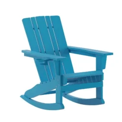 Flash Furniture Halifax HDPE Adirondack Chair With Cup Holder And Pull Out Ottoman, All-Weather HDPE Indoor/Outdoor Chair -Flash Furniture Shop GUEST 982097d2 967f 413f a12f 7ee9cad4ba26
