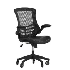 Flash Furniture Kelista Mid-Back Swivel Ergonomic Task Office Chair With Flip-Up Arms And Transparent Roller Wheels 21 Flash Furniture Kelista Mid-Back Swivel Ergonomic Task Office Chair With Flip-Up Arms And Transparent Roller Wheels -Flash Furniture Shop GUEST 9895c94a 45f6 411f 8080 a4987e796cf2