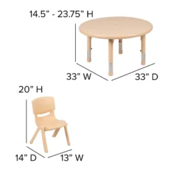Flash Furniture 33" Round Plastic Height Adjustable Activity Table Set With 2 Chairs 11 Flash Furniture 33" Round Plastic Height Adjustable Activity Table Set With 2 Chairs -Flash Furniture Shop GUEST 993dfe1f 5b65 4ee8 a305 3f97541f5bee