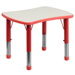 Flash Furniture 21.875"W X 26.625"L Rectangular Plastic Height Adjustable Activity Table -Flash Furniture Shop GUEST 99a40bfb b72c 41d3 ac13 cd9f1c93fd82
