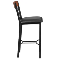 Flash Furniture Vertical Back Metal And Wood Restaurant Barstool With Vinyl Seat -Flash Furniture Shop GUEST 99d02c9c 4cc5 41e1 ba4d 6c9b337ea968