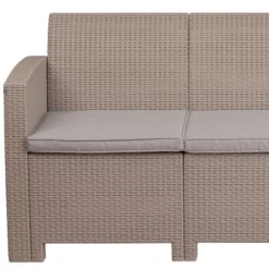 Flash Furniture Faux Rattan Sofa With All-Weather Cushions -Flash Furniture Shop GUEST 9bdaf463 7ca9 467b 8e86 0e5e8ce0c957