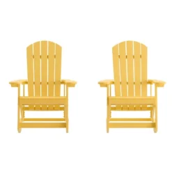Flash Furniture Savannah All-Weather Poly Resin Wood Adirondack Rocking Chair With Rust Resistant Stainless Steel Hardware - Set Of 2 -Flash Furniture Shop GUEST 9bf83807 02d3 4f0a 9a44 80f4547e5fda