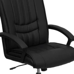 Flash Furniture Mid-Back Black LeatherSoft Swivel Manager's Office Chair With Arms -Flash Furniture Shop GUEST 9c3724c4 bbbe 4e67 be7e 74c6241130dc