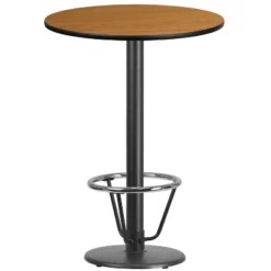 Flash Furniture 30'' Round Laminate Table Top With 18'' Round Bar Height Table Base And Foot Ring -Flash Furniture Shop GUEST 9d1e3230 bed2 4932 b19c a7449dcade41