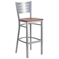 Flash Furniture Silver Slat Back Metal Restaurant Barstool -Flash Furniture Shop GUEST 9e6fdb1e 3745 424e a59e c36bfc546464