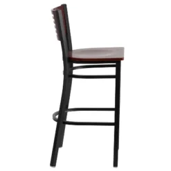 Flash Furniture Black Decorative Slat Back Metal Restaurant Barstool -Flash Furniture Shop GUEST 9f01d852 1e72 4446 a592 72fe49e7a8bd