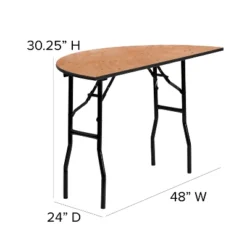 Flash Furniture 4-Foot Half-Round Wood Folding Banquet Table -Flash Furniture Shop GUEST 9f6b417f b85e 47bb 9fb3 274a1eea2d76